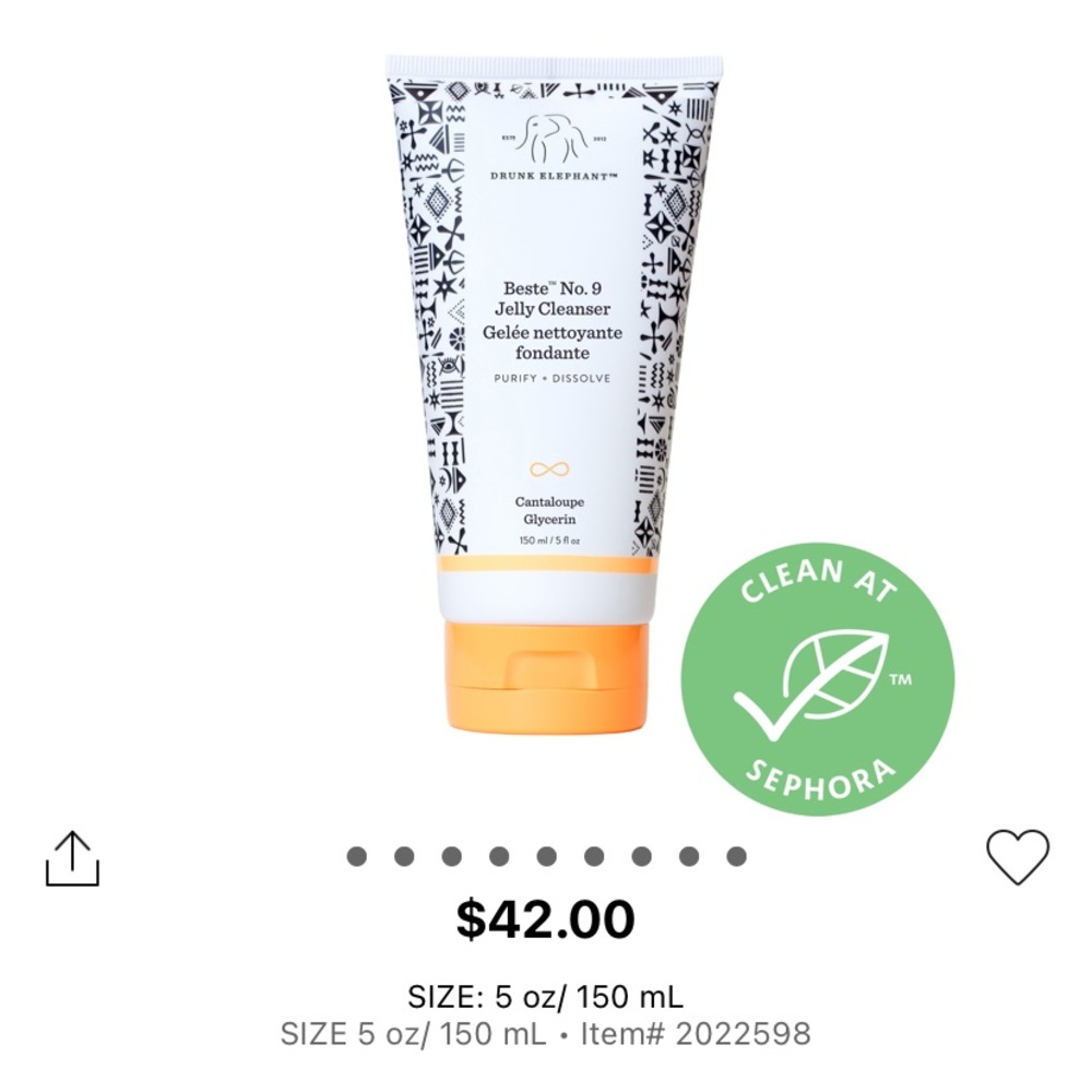 NEW Drunk Elephant Beste No. 9 Jelly Cleanser